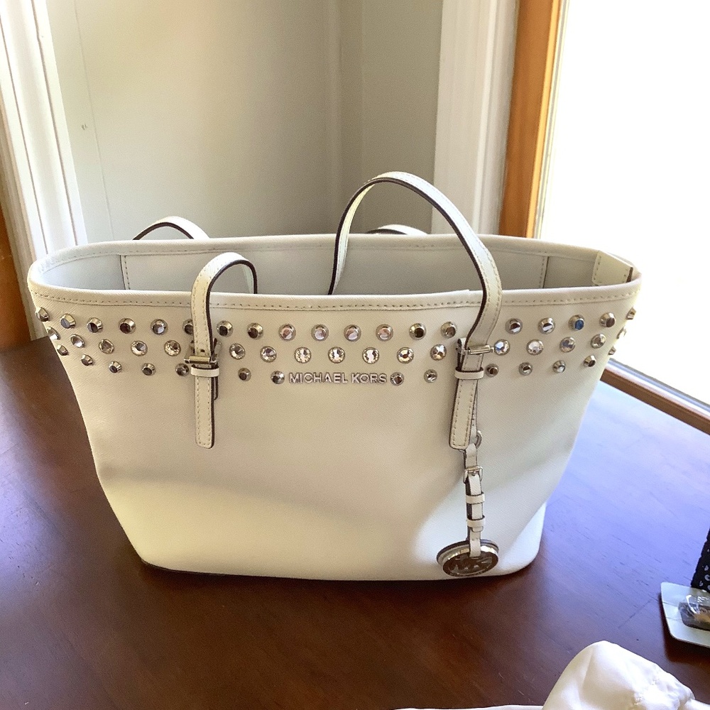 Michael Kors Optic White Tote